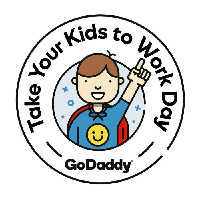 GoDaddy Take Your Kids to Work Day logo